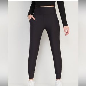 Black Old Navy PowerSoft Jogger Leggings